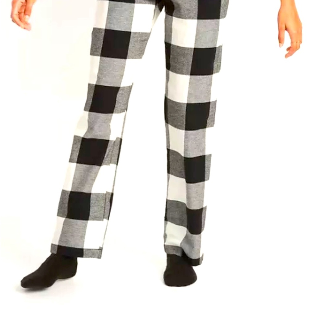 Buffalo plaid flannel pajamas